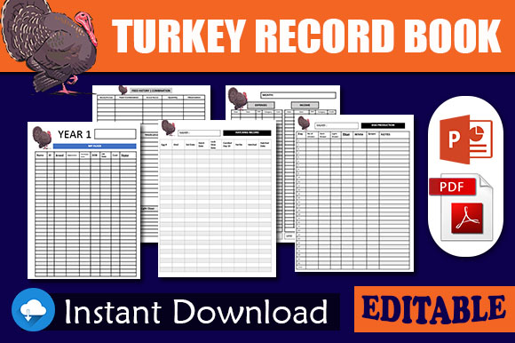 Printable Turkey Record Keeping Form